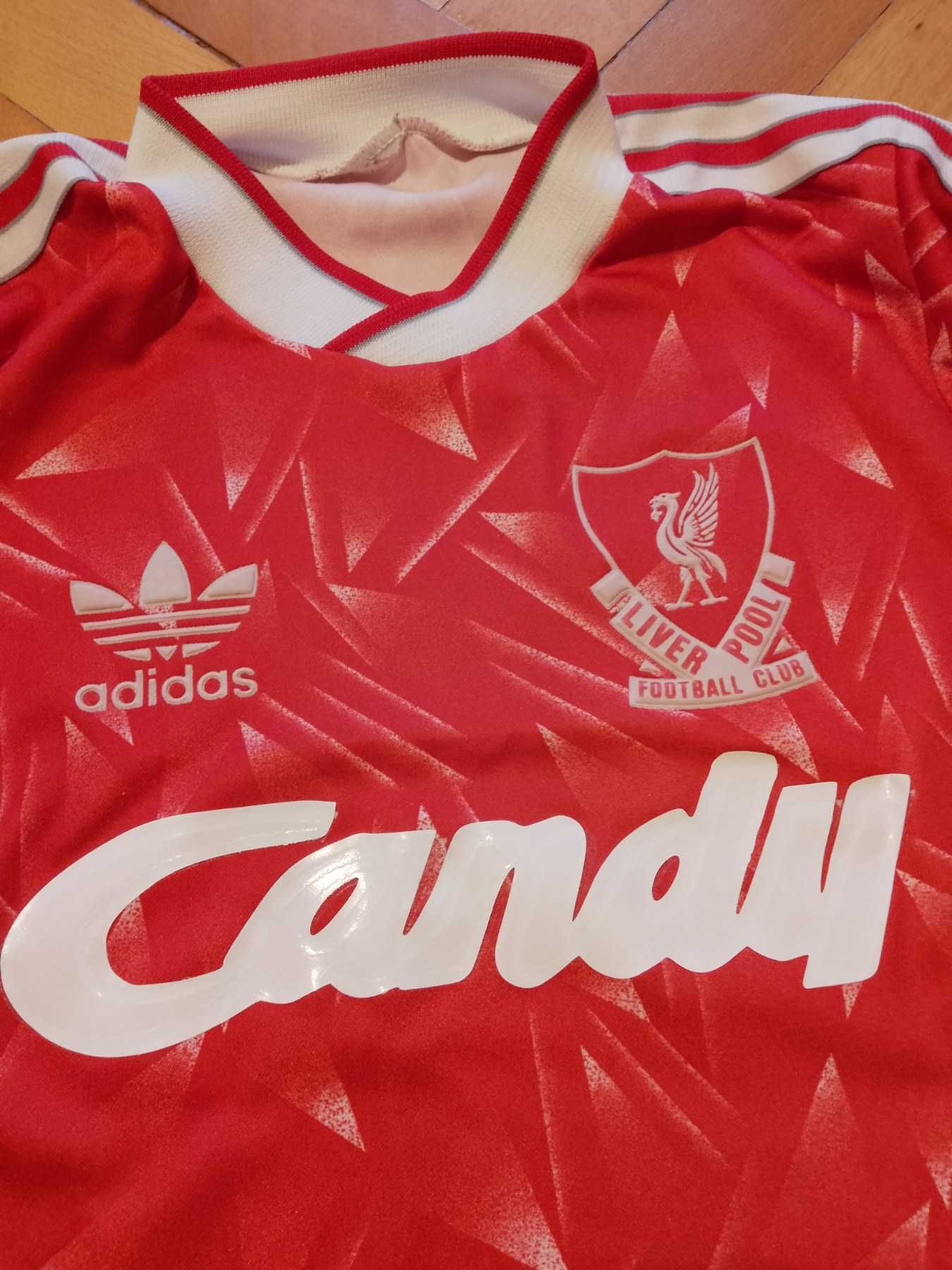 Tricou fotbal Vintage pentru copii Liverpool 1989-1991