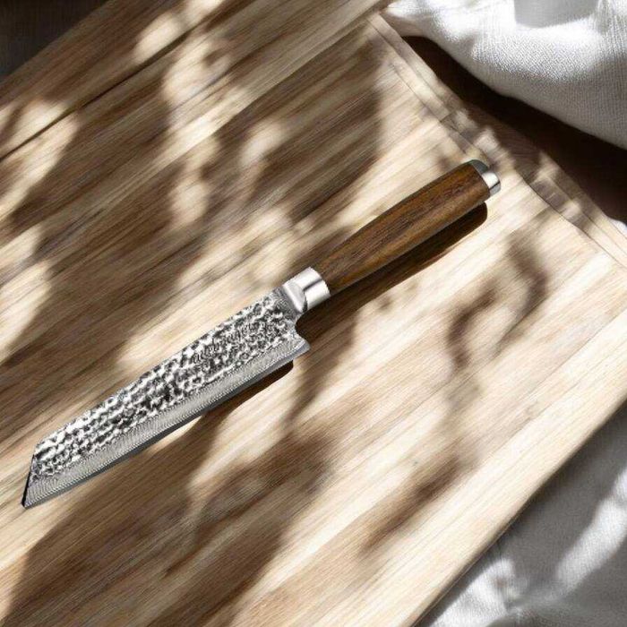 Cutit japonez Damascus 21.5 cm – Cutit profesional de bucatarie