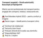 Transport persone , Transport angajati cu autoturism propiu