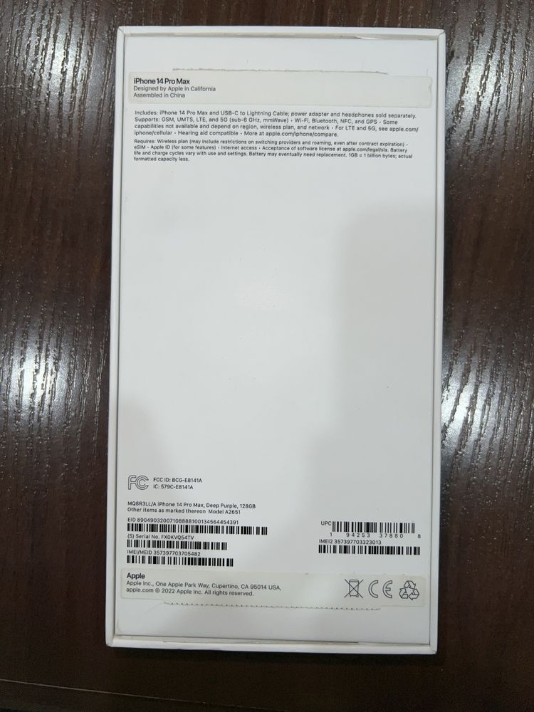 iPhone 14 Pro Max LL/A