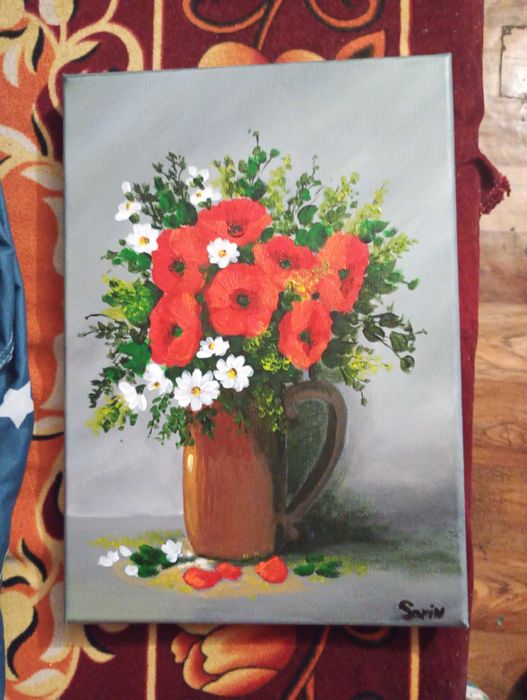 Tablou Maci Acrilice Pe Pânză 25/35