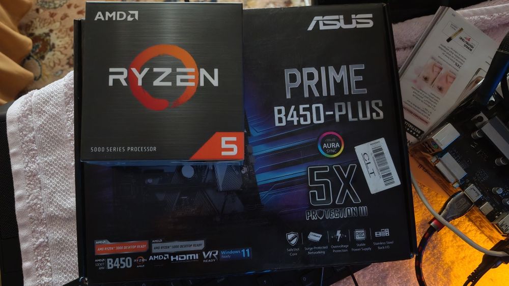 Kit Ryzen 3400G, Asus Prime B450 Plus, 16gb Ddr4 3200 Single