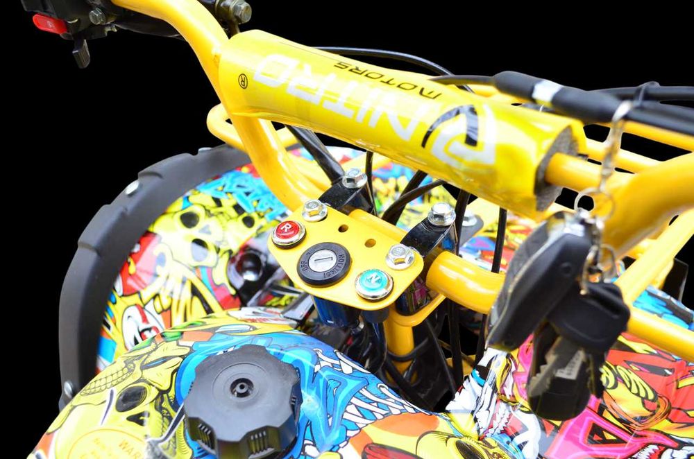 Atv Hummer Nitro 125Cc 3G8 Graffiti Cutie Semi-Automata 3+R