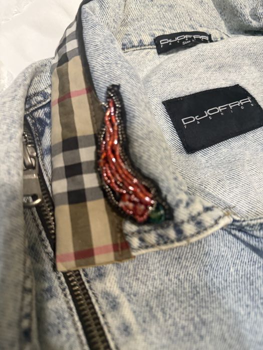 Дънково яке с декоративни акценти джофра -djofra