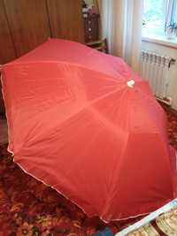 Зонт для пляжа красный