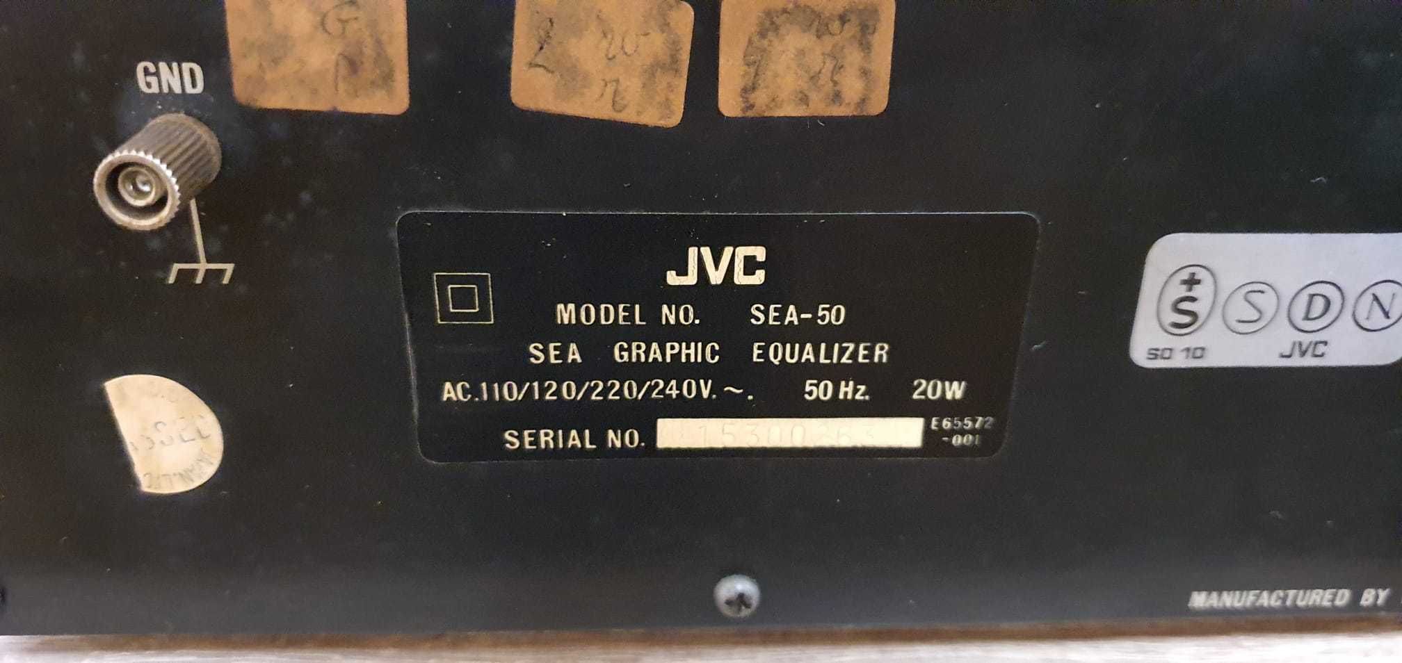 egalizator equalizer grafic JVC SE-A50