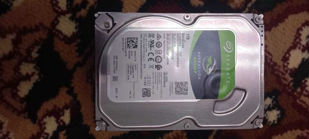 HDD Жёсткий диск 1ТБ для ПК  Qattiq disk 1 tb