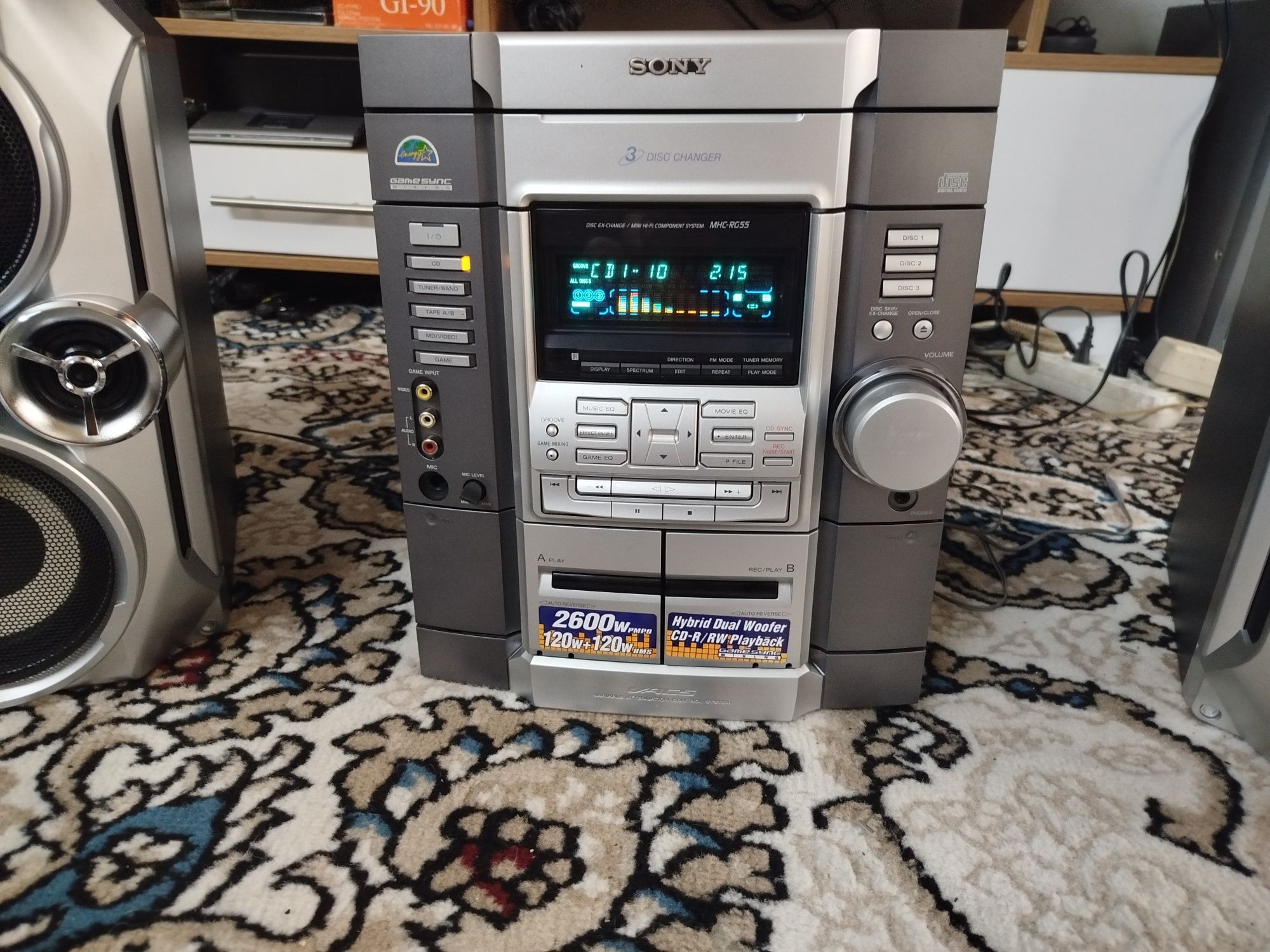 Музыкальный центр сони HcD -RG55