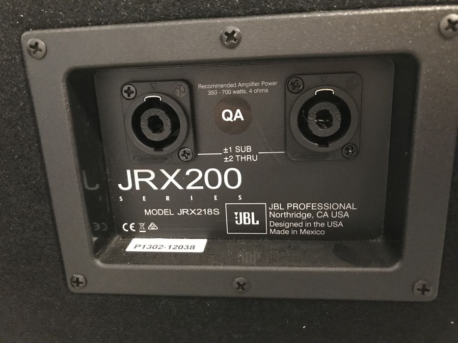 Vand 2 basi pasivi bass JBL JRX 218S - NOI in CUTIE