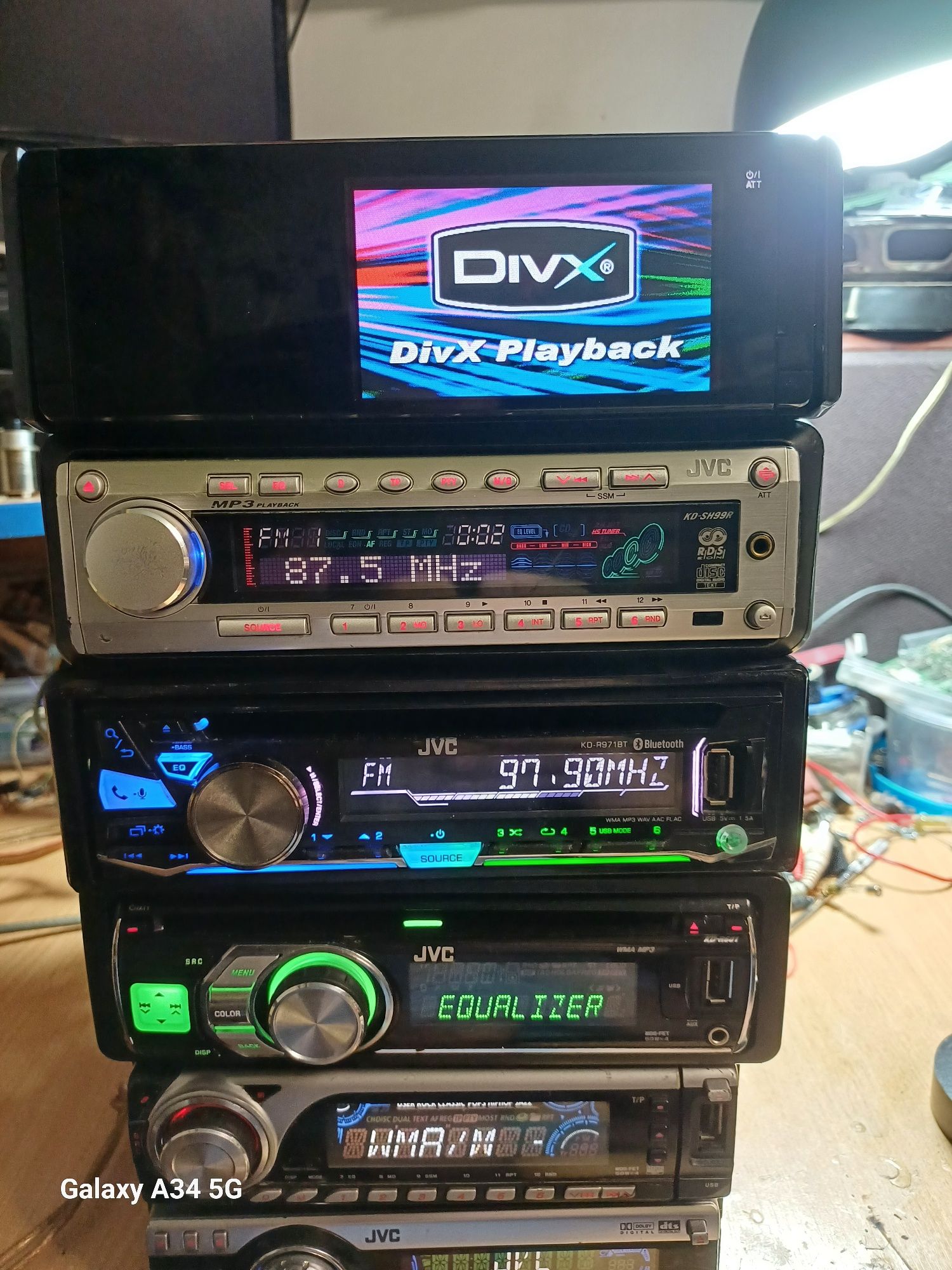 Cd player  mp3 dvd Jvc kd r971bt