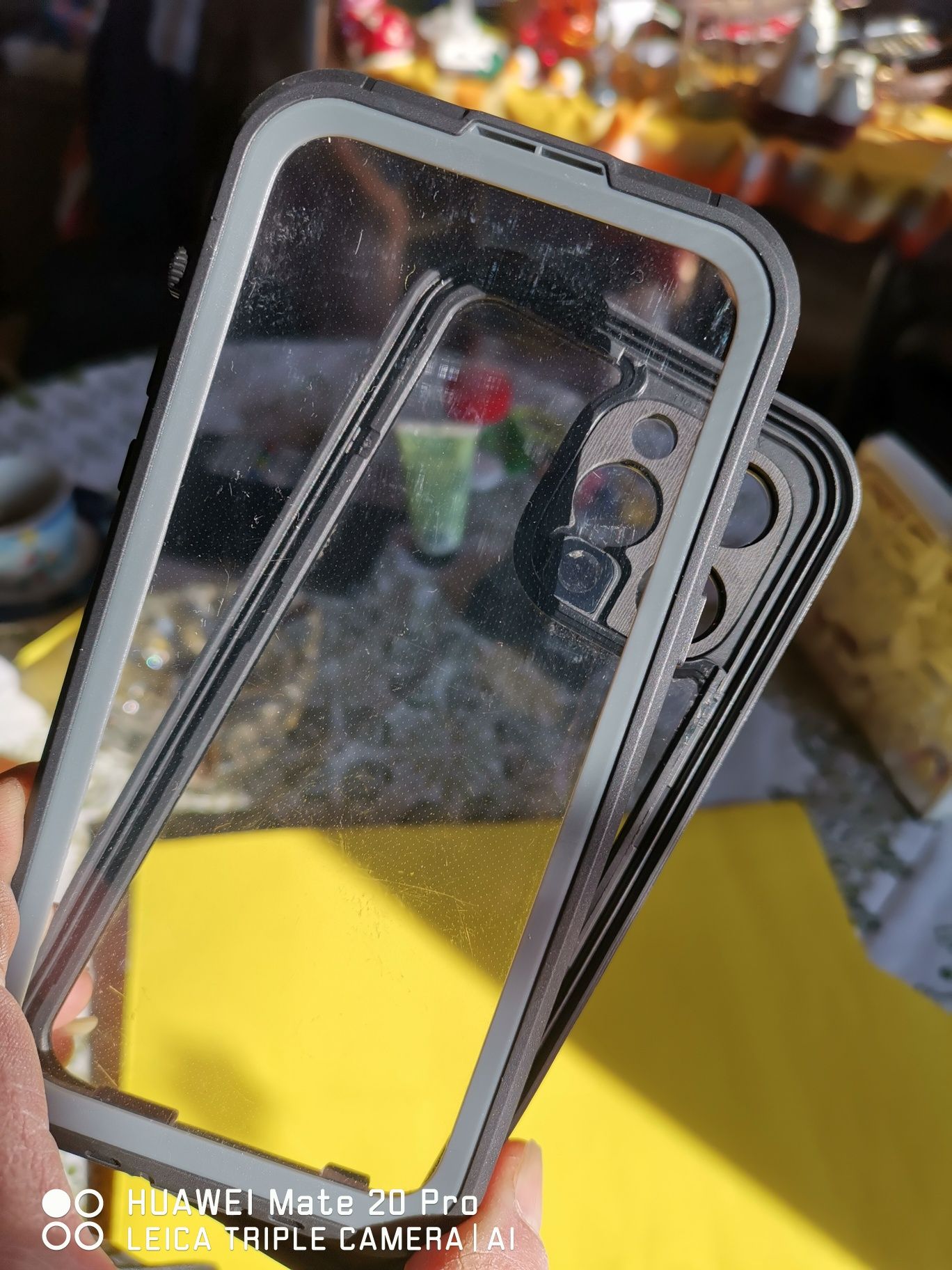 Водоустойчив калъф Body Glove Tidal за iPhone 13 Pro Max - черен/прозр