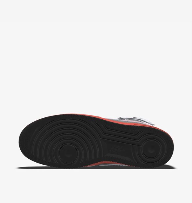 Nike air force 1 university red black and wolf grey noi marimi 39-42