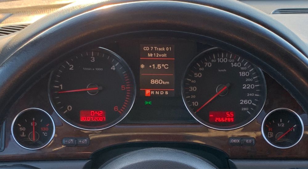 Километраж Audi A8 D3 за дизел