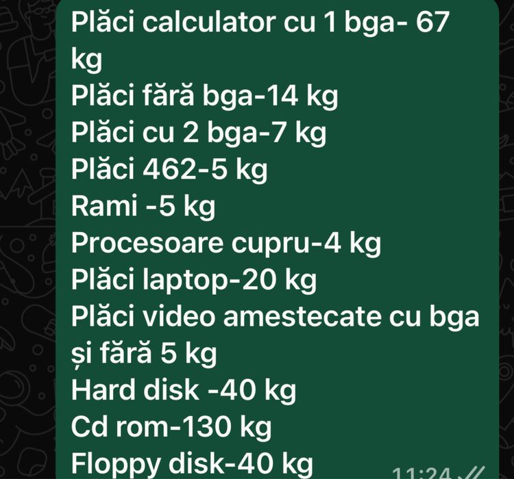 Placi electronice pentru reciclare