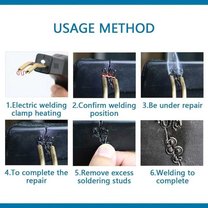 Cleme pentru reparatia plasticului.
Barilor auto, carenelor moto etc..