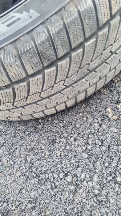 Джанти със зимни гуми на 80% за бмв