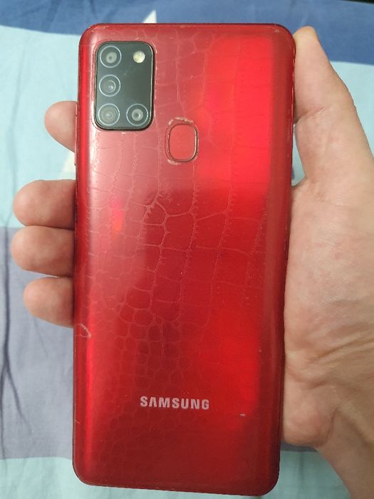 Srochna sotiladi Samsung Galaxy A21S 32Gb Red rang Original Veitnam