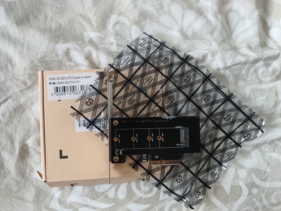 Адаптер Makki M2 NVMe SSD към PCI Express 3.0 4x - MAKKI-M2-PCIE-VE1