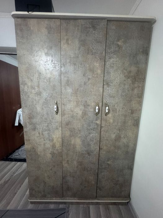 Шифонер полкасымен уш есікті