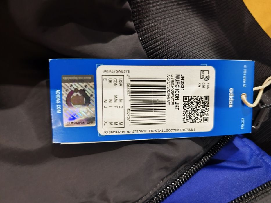 Мъжко яке Adidas Manchester United Terrace Icons с две лица