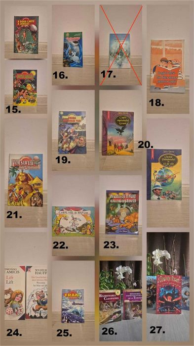 Lot cărți diverse–literatură, enciclopedii, colecții–69 titluri/seturi
