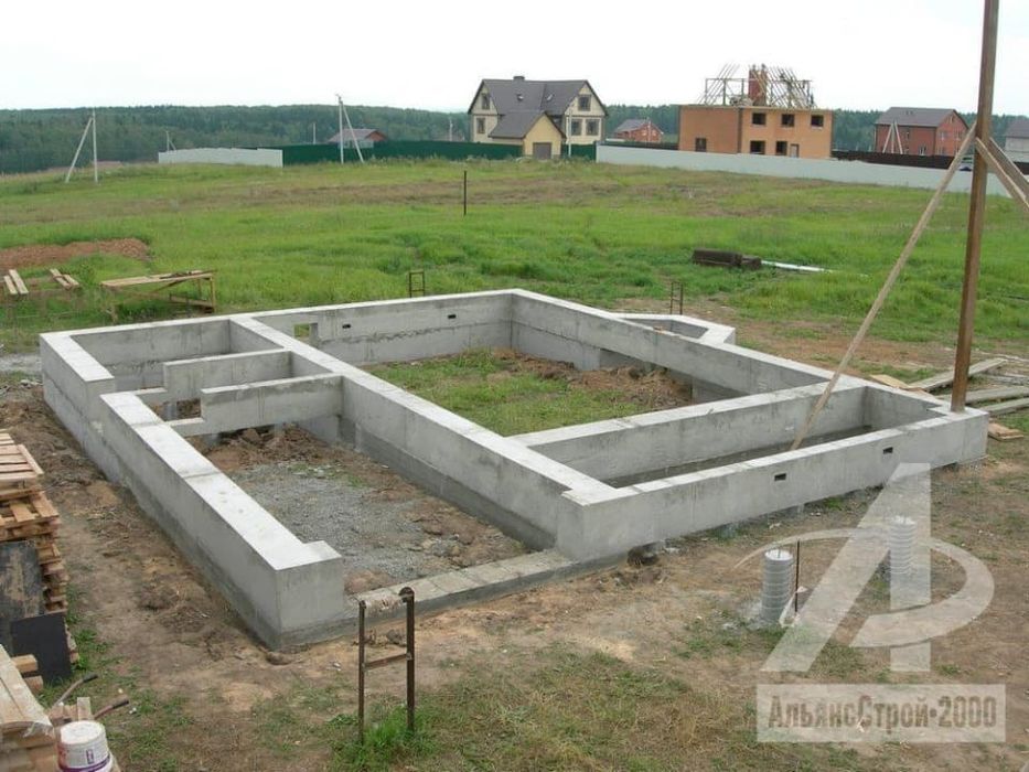 Фундамент заливаем Алматы и область заливка фундамента Бетон под н