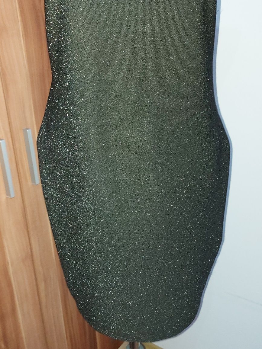 Rochie H&M,neagra,scurta,in bretele,marimea M