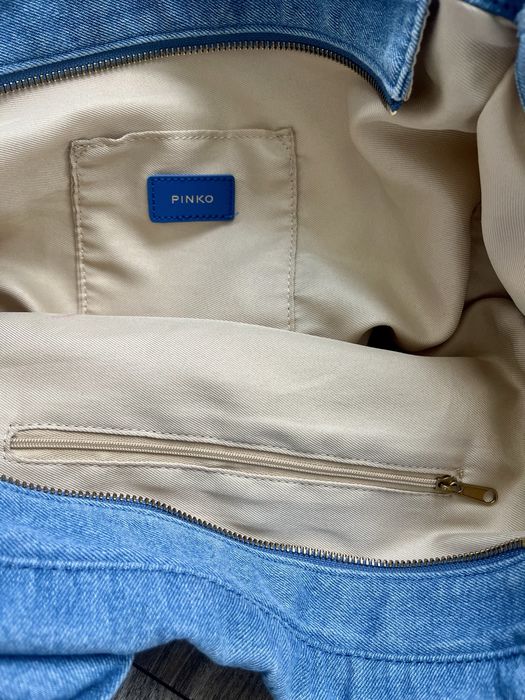 Уникална дънкова чанта PINKO