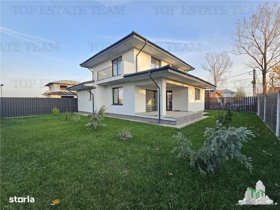 Vila lux 4 camere (dormitor parter) in Domnesti
