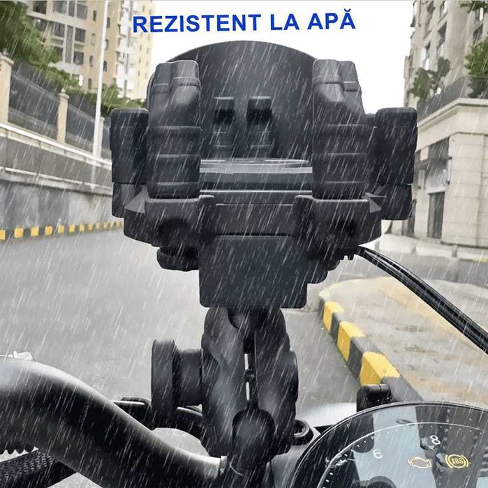 Suport telefon moto, atv, scuter incarcare prindere ghidon/oglinda