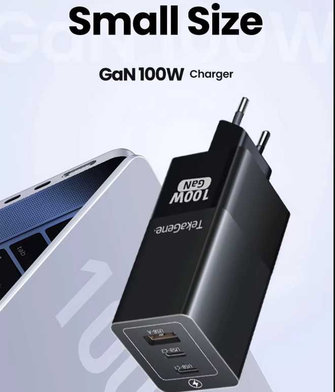 TekaGene. GaN зарядно устройство 100W.