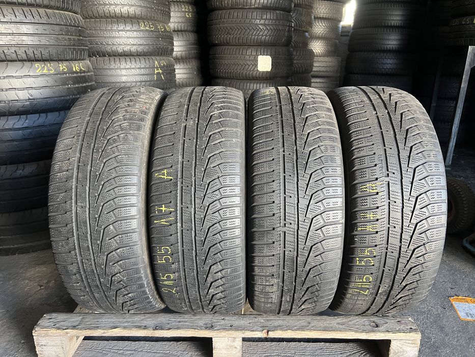 4 anvelope de iarna 215/55/17 Hankook!