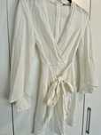Rochie albă 100% bumbac