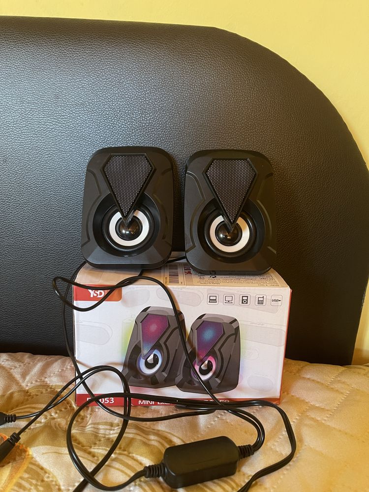 Продавам USB мини колонки с LED подсветка – YSD E-953