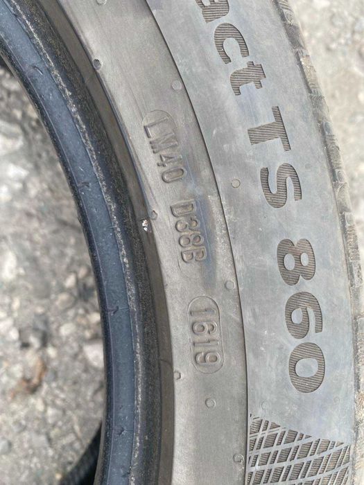 4 броя зимни гуми Continental 225/50 R17 Dot 0619 ном 502