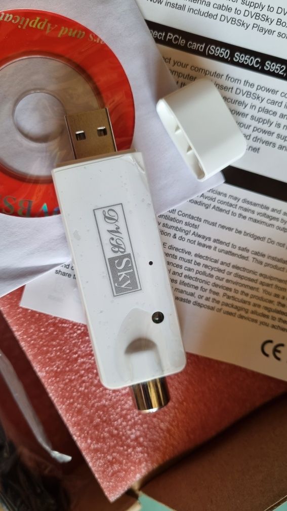 Stick USB DVBSky T330 tuner DVB-T2/T/C.