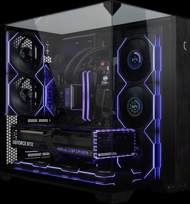 Новый беспроводной реверсивный с дисплеем, подсветкой кулер от Lian Li