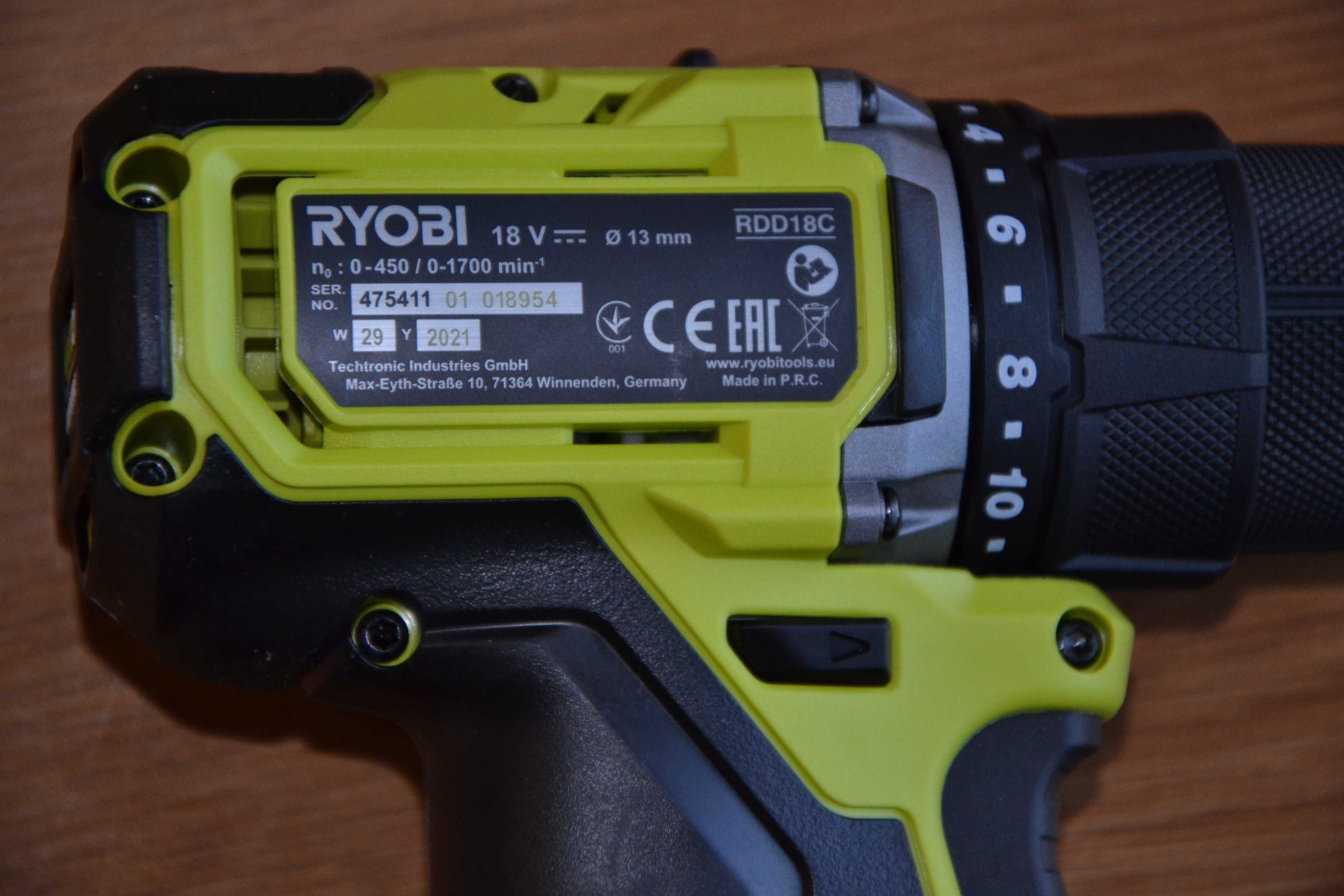 Нов безчетков винтоверт Ryobi RDD18C