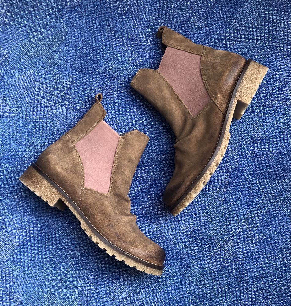 НОВИ Felmini Chelsea Boots ОРИГИНАЛНИ дамски боти/челси - 41/26см