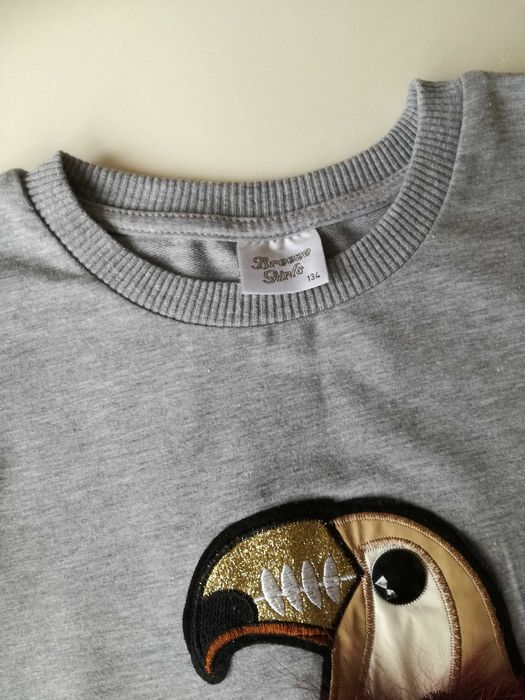 Детска рокля с дълъг ръкав - размер 128 - 134 см.