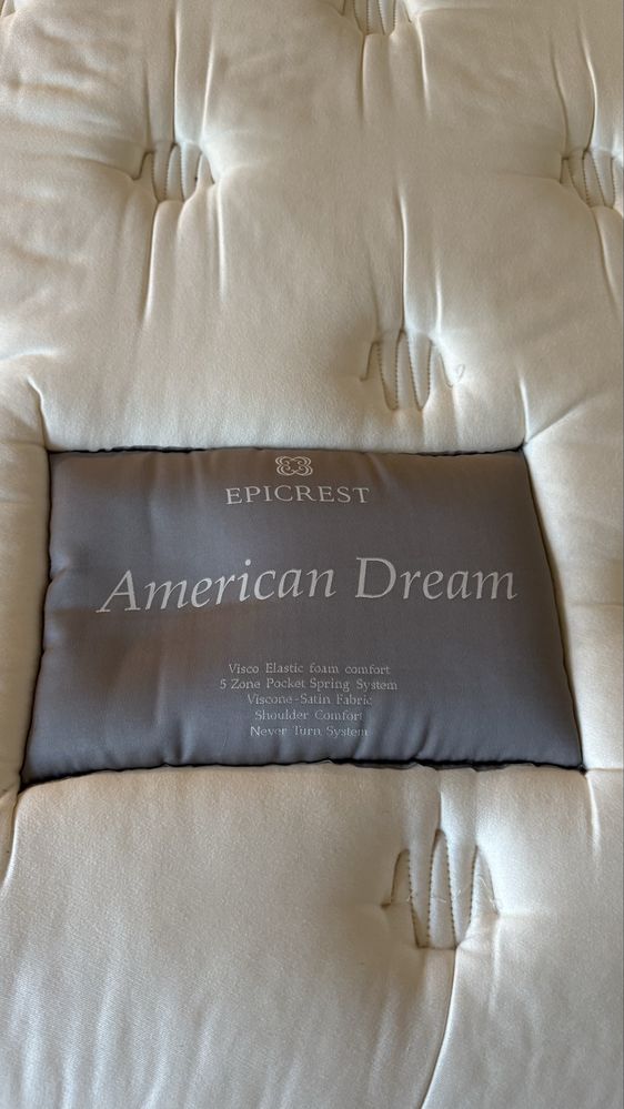 Луксозен матрак Epicrest American Dream 180x200 см, намален от 3500лв.