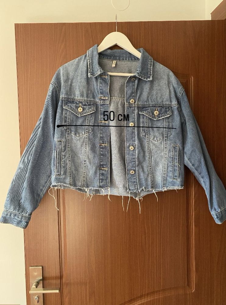Дънково яке oversize