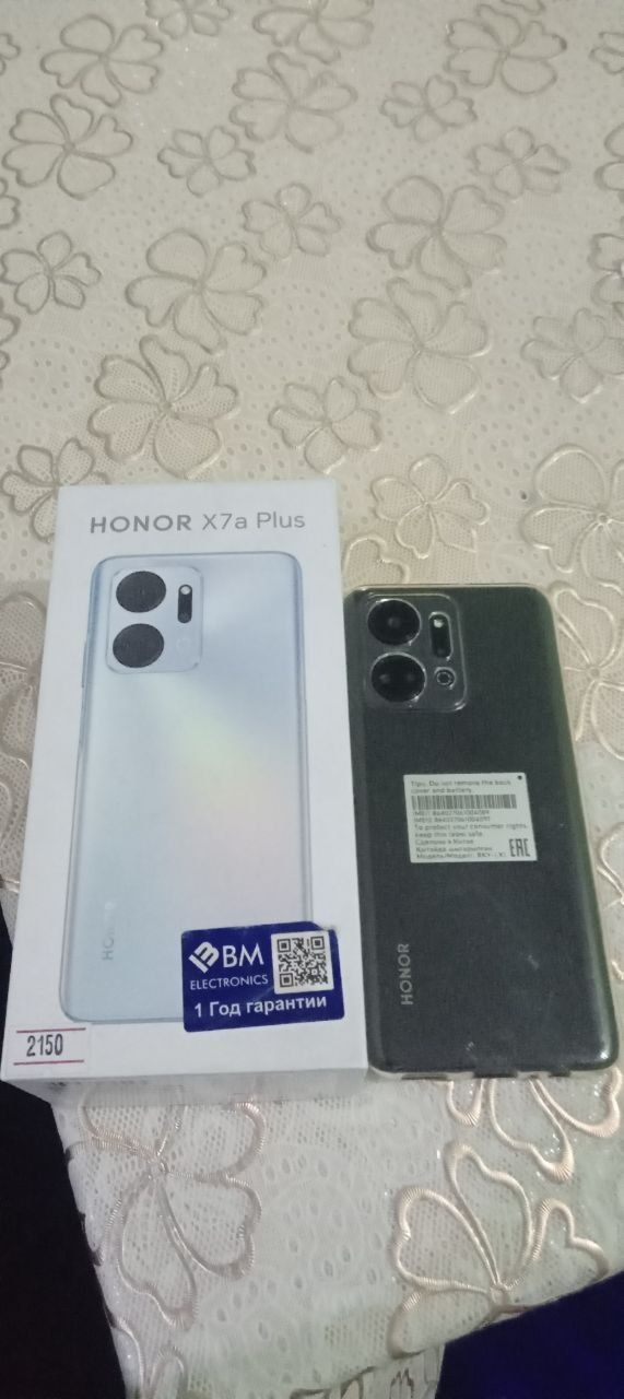 Honor x7a plus holati yaxshi zaryati 2 kun a bemalol yetadi olgan