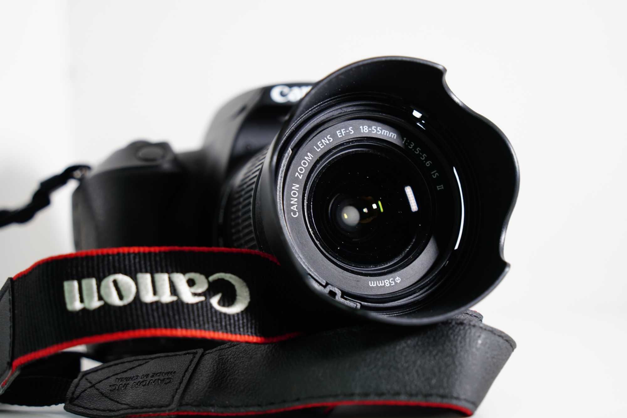 Canon 250d impecabil ca NOU, filmare 4K.