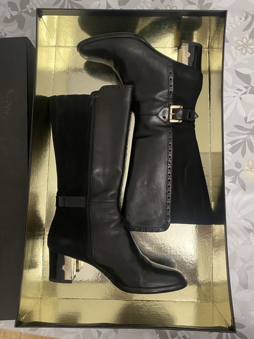 Итальянские кожанные сапоги Giovanni Giusti