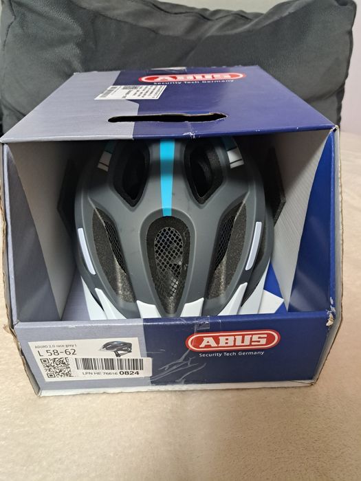 Casca bicicleta Abus Aduro 2.0 gri in cutie