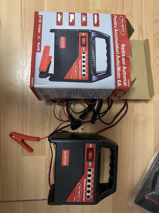 Redresor automat pentru acumulator auto/moto nou