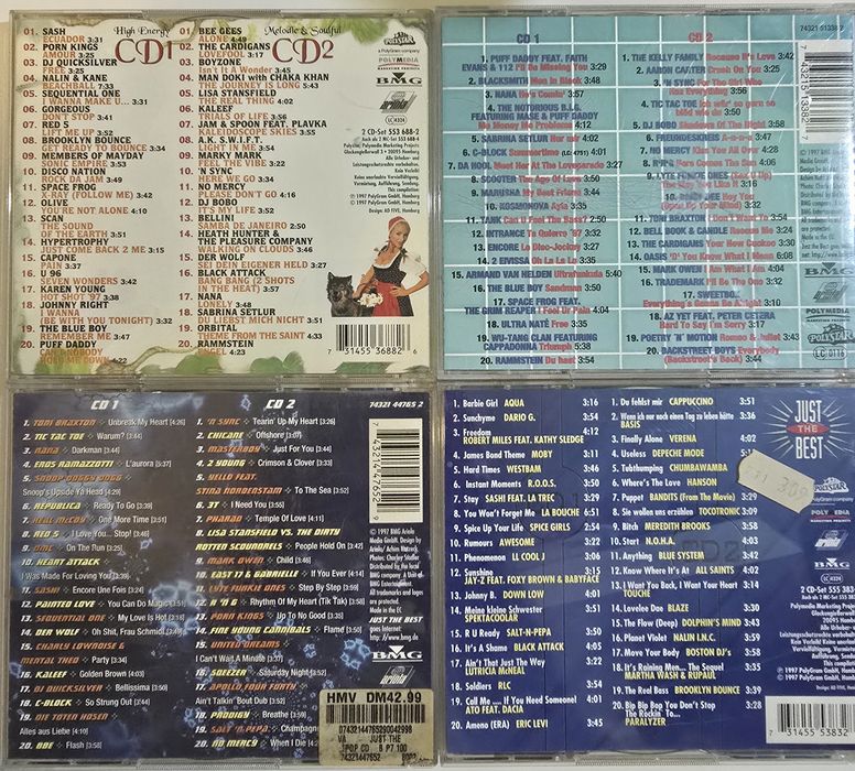CD-uri „Just The Best” Vol. 11–14 (1997)