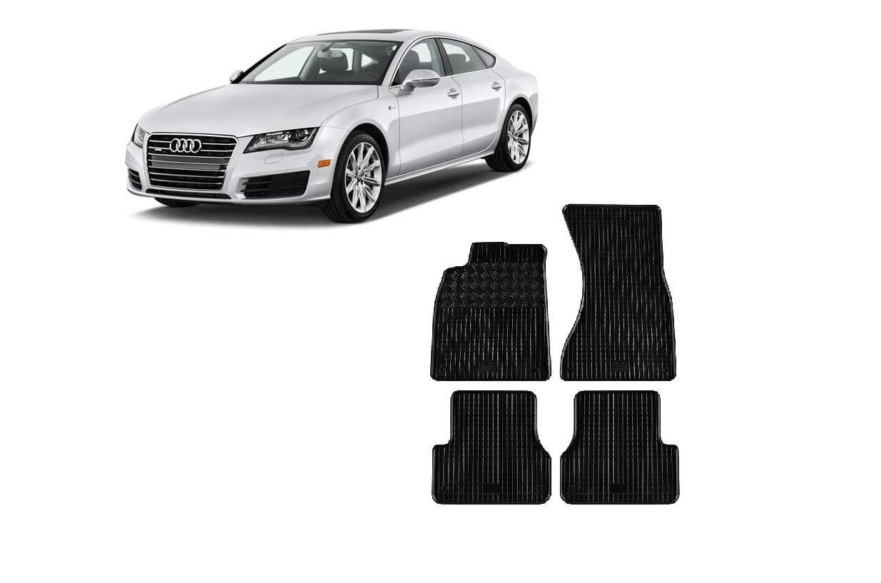Гумени стелки Rigum съвместими с Audi A7 Sportback 2010-2017, 4 части