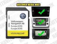 Card hărți navigație Volkswagen Discover Media MIB2 Europa 2025